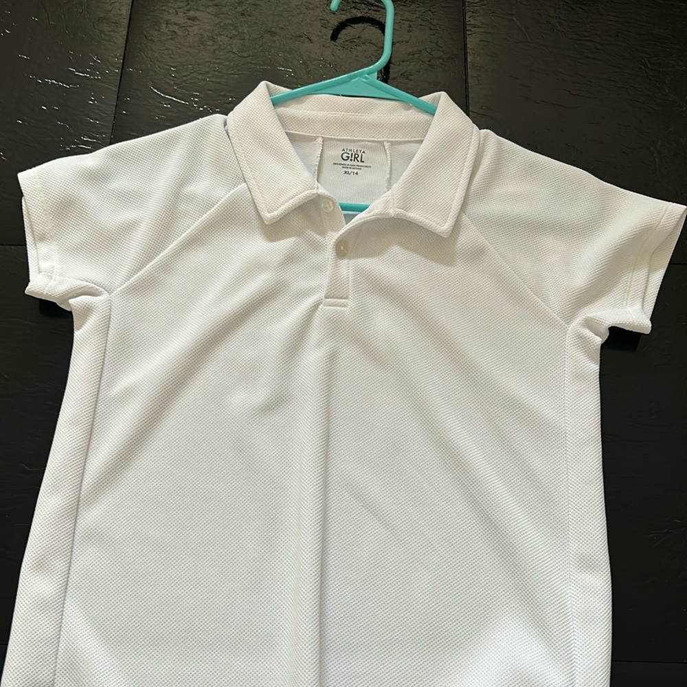 Athleta girl collared shirt